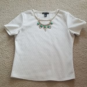 Houndstooth detail shirt